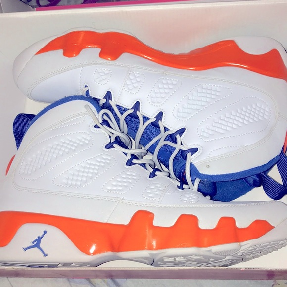 jordan 9 blue and orange